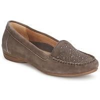 gabor gersio womens loafers casual shoes in brown