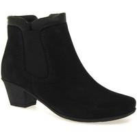 gabor sound womens zip up ankle boots womens mid boots in black