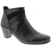 gabor 52822 reese womens low ankle boots in black