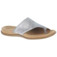 Gabor 63.700 Lanzarote Mule Style Sandal women\'s Flip flops / Sandals (Shoes) in grey
