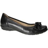 Gabor Glitz Bow Trim Womens Ballet Pumps women\'s Shoes (Pumps / Ballerinas) in black