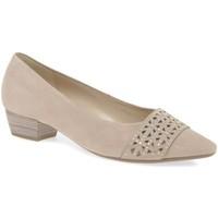 gabor stargate womens court shoes womens court shoes in beige