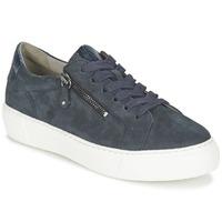 gabor supi womens shoes trainers in blue