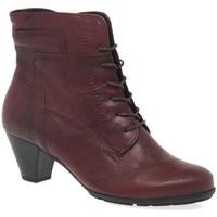 gabor national womens ankle boots womens mid boots in red