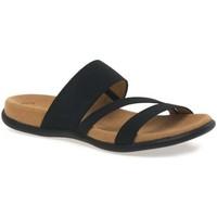 gabor tomcat modern sporty sandals womens mules casual shoes in black
