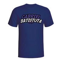 Gabriel Batistuta Comic Book T-shirt (navy)