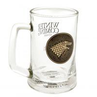 game of thrones glass tankard stark