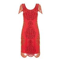 Gatsbylady Alice Flapper Dress in Red