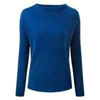 Gassato Cashmere Bardot Sweater (Oxford Blue / 18)