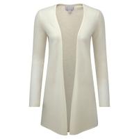 gassato cashmere longline cardigan soft white m