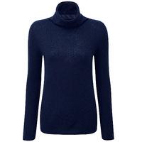 Gassato Cashmere Polo Neck Sweater (Navy / 18)