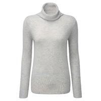 gassato cashmere polo neck sweater iced grey 14