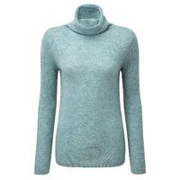 Gassato Cashmere Polo Neck Sweater (Blue Frost / 08)