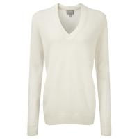 Gassato Cashmere Cricket Sweater (Soft White / 16)