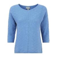 Gassato Cashmere Textured Sweater (Cornflower Blue / L)
