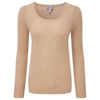 Gassato Cashmere Scoop Neck Sweater (Camel / 12)