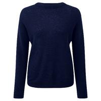 Gassato Cashmere Relaxed Sweater (Navy / M)