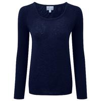 Gassato Cashmere Scoop Neck Sweater (Navy / 18)