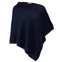 gassato cashmere poncho navy one size