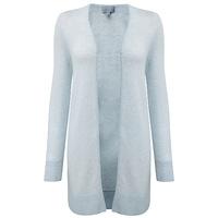 gassato cashmere rib longline cardigan frost blue l