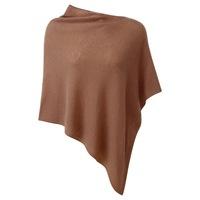 gassato cashmere poncho muscovado one size