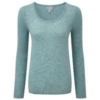 Gassato Cashmere Scoop Neck Sweater (Blue Frost / 10)