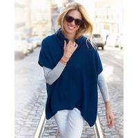 gassato cashmere poncho blanched almond l