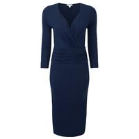 Gathered Jersey Dress (Navy / 08)