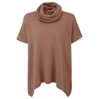 gassato cashmere poncho muscovado l