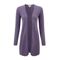 Gassato Cashmere Longline Cardigan (Smokey Mauve / XL)