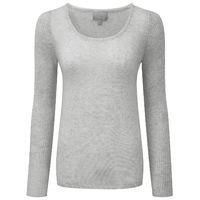 Gassato Cashmere Scoop Neck Sweater (Iced Grey / 08)