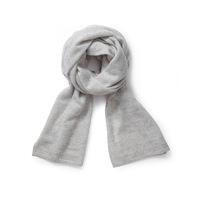 gassato cashmere texture scarf iced grey one size