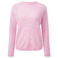 Gassato Cashmere Relaxed Sweater (Pink Fleck / L)