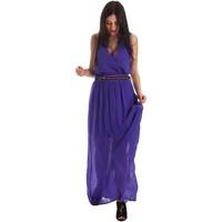 gaudi jeans 73bd64202 canotta women womens long dress in purple