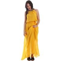 gaudi jeans 73bd64202 canotta women womens long dress in yellow