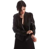 Gaudi 73FD38201 Blazer Women Black women\'s Leather jacket in black