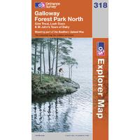 Galloway Forest Park North - OS Explorer Active Map Sheet Number 318