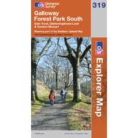 Galloway Forest Park South - OS Explorer Active Map Sheet Number 319