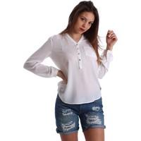 gaud jeans 73bd47201 blusa women bianco womens t shirt in white