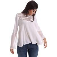 Gaudi 73FD45215 Blusa Women Bianco women\'s Long Sleeve T-shirt in white