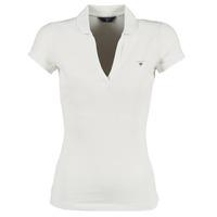 Gant FEMININE POLOSHIRT women\'s Polo shirt in white