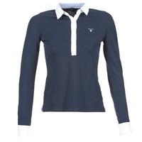 Gant OXFORD PIQUE RUGGER women\'s Polo shirt in blue