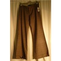 Gap Check Pattern Brown Trousers GAP - Size: 32\