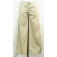 gap stone coloured cotton trousers size 8