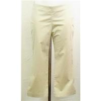 gap stone cropped trousers size 6