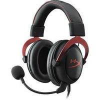 Gaming headset 3.5 mm jack Corded Hyper HyperX Cloud II Over-the-ear Red