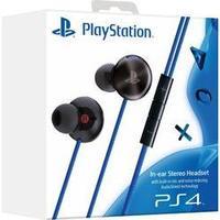 Gaming headset Stereo, Corded Sony Computer Entertainment PlayStation®4 In-Ear Stereo Headset In-ear Black/blue