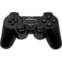 Gamepad Esperanza EG102 WARRIOR PC, PlayStation® 3 Black