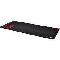 gaming mouse pad tt esports dasher extended flexible black red