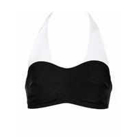 garance black bandeau swimsuit top olivia